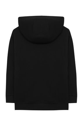 Детский хлопковое худи FENDI черного цвета по цене 28350 руб., арт. JUH018/5V0/8A-12+ | Фото 2 Детский хлопковое худи FENDI черного цвета, арт. JUH018/5V0/8A-12+ | Фото 2