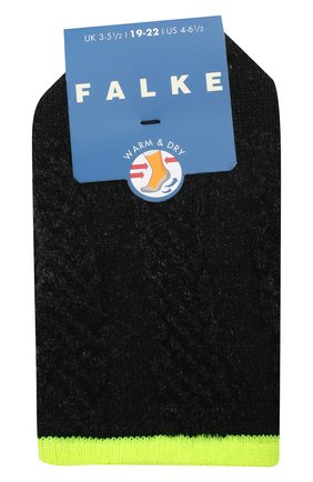 Детские носки FALKE темно-серого цвета, арт. 12917. | Фото 1 (Региональные ограничения белый список (Axapta Mercury): RU; Кросс-КТ: Носки)