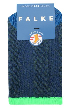 Детские носки FALKE синего цвета, арт. 12917. | Фото 1 (Региональные ограничения белый список (Axapta Mercury): RU; Кросс-КТ: Носки)