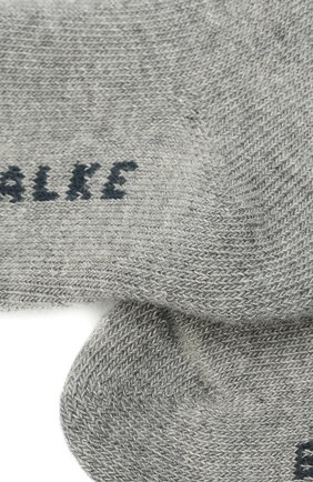 Детские хлопковые колготки FALKE серого цвета, арт. 13615. | Фото 2 (Материал: Хлопок, Текстиль)