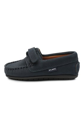 Детские замшевые мокасины ATLANTA MOCASSIN синего цвета по цене 9950 руб., арт. 9AT1NB096GCSTT/35-41 | Фото 2 Детские замшевые мокасины ATLANTA MOCASSIN синего цвета, арт. 9AT1NB096GCSTT/35-41 | Фото 2