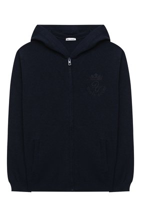 Детский кашемировая толстовка DOLCE & GABBANA темно-синего цвета по цене 28550 руб., арт. L4KW21/JAW00/2-6 | Фото 1 Детский кашемировая толстовка DOLCE & GABBANA темно-синего цвета, арт. L4KW21/JAW00/2-6 | Фото 1