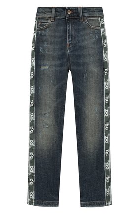 Детские джинсы DOLCE & GABBANA синего цвета по цене 25500 руб., арт. L42F33/LD943/2-6 | Фото 1 Детские джинсы DOLCE & GABBANA синего цвета, арт. L42F33/LD943/2-6 | Фото 1