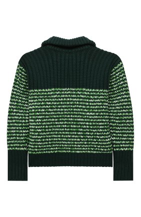 Детский шерстяной свитер GUCCI зеленого цвета по цене 32600 руб., арт. 615399/XKBEF | Фото 2 Детский шерстяной свитер GUCCI зеленого цвета, арт. 615399/XKBEF | Фото 2