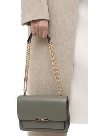 Женская сумка jade large MICHAEL MICHAEL KORS хаки цвета по цене 25350 руб., арт. 30S9GJ4L9L | Фото 2 Женская сумка jade large MICHAEL MICHAEL KORS хаки цвета, арт. 30S9GJ4L9L | Фото 2