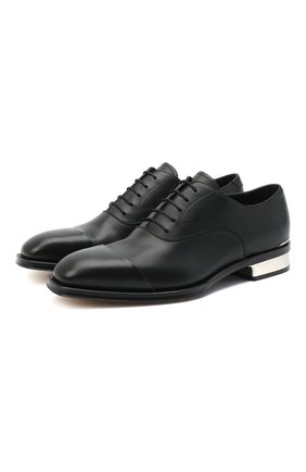 Мужские кожаные оксфорды ALEXANDER MCQUEEN черного цвета по цене 66250 руб., арт. 627210/WHYH2 | Фото 1 Мужские кожаные оксфорды ALEXANDER MCQUEEN черного цвета, арт. 627210/WHYH2 | Фото 1 (Материал внутренний: Натуральная кожа; Стили: Классический)