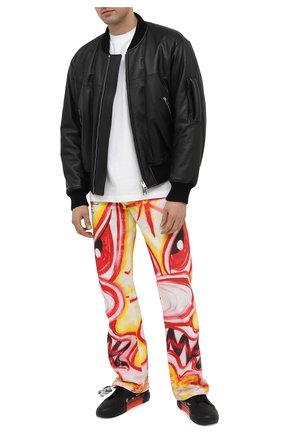Мужская хлопковая футболка OFF-WHITE белого цвета по цене 28600 руб., арт. 0MAA027F20FAB0040110 | Фото 2 Мужская хлопковая футболка OFF-WHITE белого цвета, арт. 0MAA027F20FAB0040110 | Фото 2