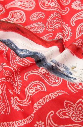 Мужского хлопковая бандана OFF-WHITE красного цвета по цене 7810 руб., арт. 0MMB001F20FAB0022501 | Фото 2 Мужского хлопковая бандана OFF-WHITE красного цвета, арт. 0MMB001F20FAB0022501 | Фото 2