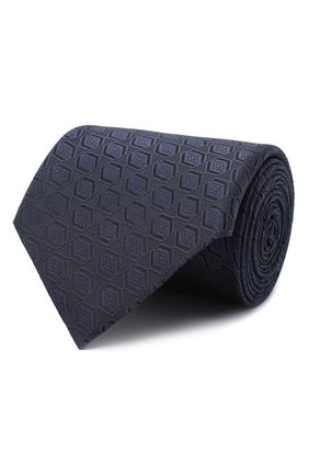Мужской шелковый галстук ERMENEGILDO ZEGNA темно-синего цвета по цене 15200 руб., арт. Z8D91/1XW | Фото 1 Мужской шелковый галстук ERMENEGILDO ZEGNA темно-синего цвета, арт. Z8D91/1XW | Фото 1
