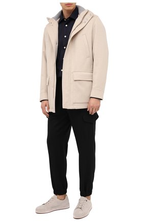 Мужские шерстяные джоггеры ERMENEGILDO ZEGNA черного цвета по цене 79950 руб., арт. UVI11/TT15 | Фото 2 Мужские шерстяные джоггеры ERMENEGILDO ZEGNA черного цвета, арт. UVI11/TT15 | Фото 2