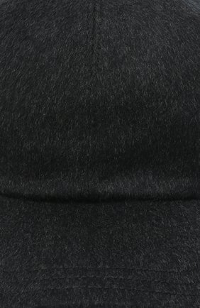 Мужской кашемировая бейсболка ZEGNA COUTURE темно-серого цвета по цене 58100 руб., арт. ZEI82/B2I | Фото 3 Мужской кашемировая бейсболка ZEGNA COUTURE темно-серого цвета, арт. ZEI82/B2I | Фото 3 (Материал: Текстиль, Кашемир, Шерсть)