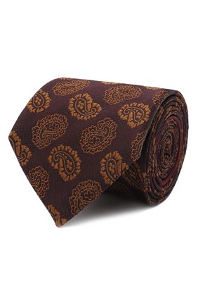 Мужской шелковый галстук ZEGNA COUTURE коричневого цвета по цене 22850 руб., арт. Z8C02/15C | Фото 1 Мужской шелковый галстук ZEGNA COUTURE коричневого цвета, арт. Z8C02/15C | Фото 1