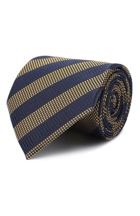 Мужской шелковый галстук ERMENEGILDO ZEGNA темно-синего цвета по цене 18950 руб., арт. Z8D85/1UM | Фото 1 Мужской шелковый галстук ERMENEGILDO ZEGNA темно-синего цвета, арт. Z8D85/1UM | Фото 1 (Материал: Текстиль, Шелк; Принт: С принтом)