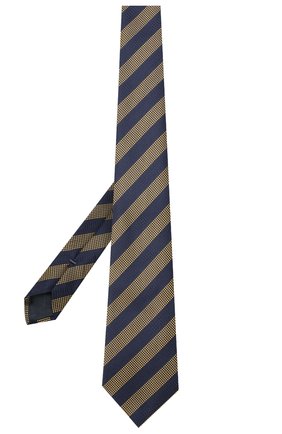 Мужской шелковый галстук ERMENEGILDO ZEGNA темно-синего цвета по цене 18950 руб., арт. Z8D85/1UM | Фото 2 Мужской шелковый галстук ERMENEGILDO ZEGNA темно-синего цвета, арт. Z8D85/1UM | Фото 2 (Материал: Текстиль, Шелк; Принт: С принтом)