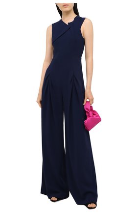 Женский комбинезон ROLAND MOURET темно-синего цвета по цене 165000 руб., арт. PW20/S0918/F2241 | Фото 2 Женский комбинезон ROLAND MOURET темно-синего цвета, арт. PW20/S0918/F2241 | Фото 2