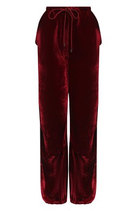 Женские брюки из вискозы и шелка GIORGIO ARMANI красного цвета по цене 117500 руб., арт. 0WHPP0E1/T01I7 | Фото 1 Женские брюки из вискозы и шелка GIORGIO ARMANI красного цвета, арт. 0WHPP0E1/T01I7 | Фото 1