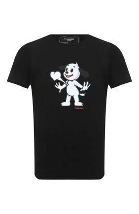 Мужская хлопковая футболка DOM REBEL черного цвета по цене 9950 руб., арт. HEARTBEAT/T-SHIRT | Фото 1 Мужская хлопковая футболка DOM REBEL черного цвета, арт. HEARTBEAT/T-SHIRT | Фото 1