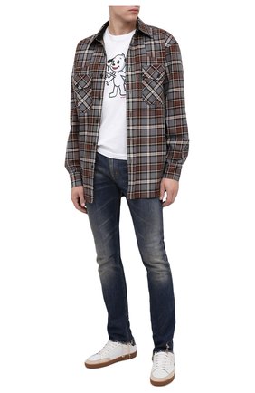 Мужская хлопковая футболка DOM REBEL белого цвета по цене 9950 руб., арт. HEARTBEAT/T-SHIRT | Фото 2 Мужская хлопковая футболка DOM REBEL белого цвета, арт. HEARTBEAT/T-SHIRT | Фото 2