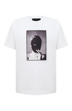Мужская хлопковая футболка LIMITATO белого цвета по цене 15650 руб., арт. THE SECRET/T-SHIRT | Фото 1 Мужская хлопковая футболка LIMITATO белого цвета, арт. THE SECRET/T-SHIRT | Фото 1