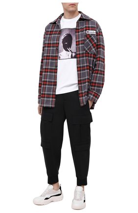 Мужская хлопковая футболка LIMITATO белого цвета по цене 15650 руб., арт. THE SECRET/T-SHIRT | Фото 2 Мужская хлопковая футболка LIMITATO белого цвета, арт. THE SECRET/T-SHIRT | Фото 2