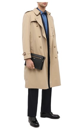 Мужская кожаная борсетка TOM FORD черного цвета по цене 142000 руб., арт. H0428T-LCL121 | Фото 2 Мужская кожаная борсетка TOM FORD черного цвета, арт. H0428T-LCL121 | Фото 2