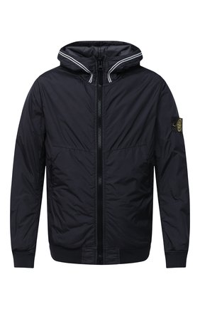 Мужской утепленный бомбер STONE ISLAND темно-синего цвета по цене 61800 руб., арт. 731540423 | Фото 1 Мужской утепленный бомбер STONE ISLAND темно-синего цвета, арт. 731540423 | Фото 1