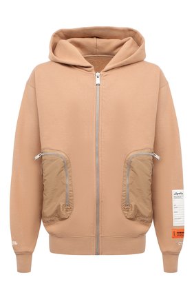 Мужская хлопковая толстовка HERON PRESTON бежевого цвета по цене 67850 руб., арт. HMEA054F20JER0016300 | Фото 1 Мужская хлопковая толстовка HERON PRESTON бежевого цвета, арт. HMEA054F20JER0016300 | Фото 1
