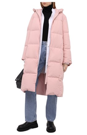 Женский пуховик JIL SANDER розового цвета по цене 162500 руб., арт. JPPR441594-WR440900 | Фото 2 Женский пуховик JIL SANDER розового цвета, арт. JPPR441594-WR440900 | Фото 2