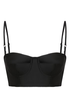 Женская топ DOLCE & GABBANA черного цвета по цене 39850 руб., арт. F7ZH3T/GDC21 | Фото 1 Женская топ DOLCE & GABBANA черного цвета, арт. F7ZH3T/GDC21 | Фото 1