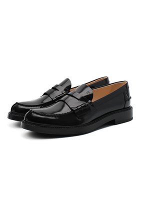 Женские кожаные пенни-лоферы TOD’S черного цвета по цене 42700 руб., арт. XXW59C0DD40MRK | Фото 1 Женские кожаные пенни-лоферы TOD’S черного цвета, арт. XXW59C0DD40MRK | Фото 1