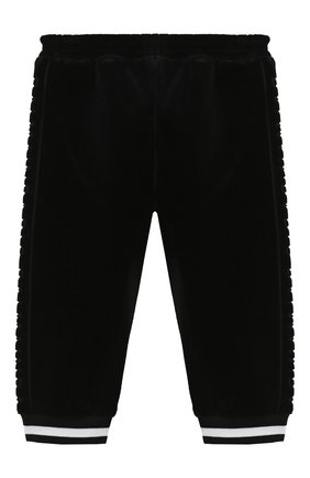 Детские хлопковые джоггеры BALMAIN черного цвета по цене 19000 руб., арт. 6N6860/NB430/12-36M | Фото 2 Детские хлопковые джоггеры BALMAIN черного цвета, арт. 6N6860/NB430/12-36M | Фото 2