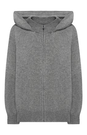 Детский кашемировый кардиган с капюшоном GIORGETTI CASHMERE темно-серого цвета по цене 24800 руб., арт. MB452/8A-14A | Фото 1 Детский кашемировый кардиган с капюшоном GIORGETTI CASHMERE темно-серого цвета, арт. MB452/8A-14A | Фото 1