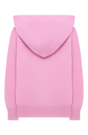 Детский кашемировый кардиган с капюшоном GIORGETTI CASHMERE розового цвета по цене 24800 руб., арт. MB452/8A-14A | Фото 2 Детский кашемировый кардиган с капюшоном GIORGETTI CASHMERE розового цвета, арт. MB452/8A-14A | Фото 2