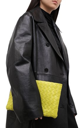 Женские кожаный футляр для документов BOTTEGA VENETA зеленого цвета по цене 73400 руб., арт. 608232/VCPP2 | Фото 2 Женские кожаный футляр для документов BOTTEGA VENETA зеленого цвета, арт. 608232/VCPP2 | Фото 2