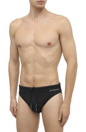 Мужские плавки GIVENCHY черного цвета по цене 25950 руб., арт. BMA00G30JH | Фото 2 Мужские плавки GIVENCHY черного цвета, арт. BMA00G30JH | Фото 2