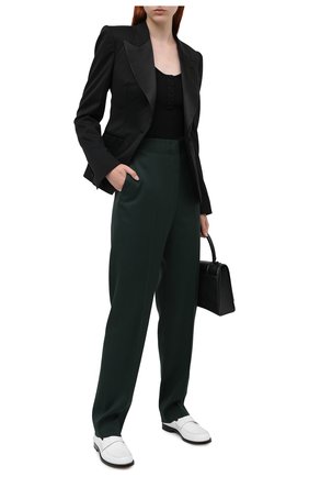 Женская шелковая майка OSCAR DE LA RENTA черного цвета по цене 73800 руб., арт. 20PN105CRB | Фото 2 Женская шелковая майка OSCAR DE LA RENTA черного цвета, арт. 20PN105CRB | Фото 2