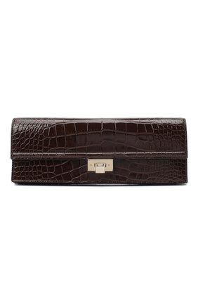 Женский клатч из кожи аллигатора RALPH LAUREN коричневого цвета по цене 859000 руб., арт. 435824519/AMIS | Фото 1 Женский клатч из кожи аллигатора RALPH LAUREN коричневого цвета, арт. 435824519/AMIS | Фото 1