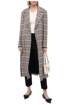 Женские кожаные балетки SALVATORE FERRAGAMO черного цвета по цене 62000 руб., арт. Z-07305951C | Фото 2 Женские кожаные балетки SALVATORE FERRAGAMO черного цвета, арт. Z-07305951C | Фото 2