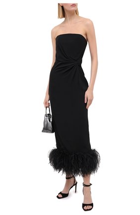 Женское платье 16 ARLINGTON черного цвета по цене 79950 руб., арт. D-072-AW20-BLK CREPE | Фото 2 Женское платье 16 ARLINGTON черного цвета, арт. D-072-AW20-BLK CREPE | Фото 2