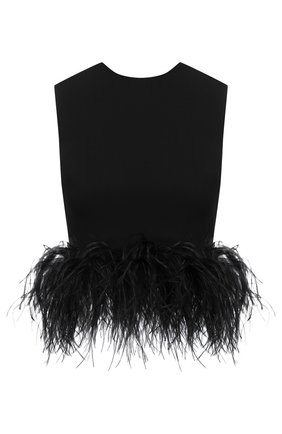 Женский топ 16 ARLINGTON черного цвета по цене 45150 руб., арт. T-018-AW20-BLK CREPE | Фото 1 Женский топ 16 ARLINGTON черного цвета, арт. T-018-AW20-BLK CREPE | Фото 1