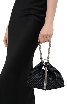 Женский сумка callie JIMMY CHOO черного цвета по цене 67700 руб., арт. CALLIE/GVE | Фото 2 Женский сумка callie JIMMY CHOO черного цвета, арт. CALLIE/GVE | Фото 2