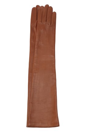 Женские кожаные перчатки DRIES VAN NOTEN коричневого цвета по цене 39950 руб., арт. 202-10102-101 | Фото 1 Женские кожаные перчатки DRIES VAN NOTEN коричневого цвета, арт. 202-10102-101 | Фото 1