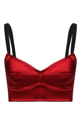 Женская топ-бюстье DOLCE & GABBANA красного цвета по цене 39850 руб., арт. F7T18T/FURAD | Фото 1 Женская топ-бюстье DOLCE & GABBANA красного цвета, арт. F7T18T/FURAD | Фото 1