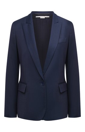 Женский шерстяной жакет STELLA MCCARTNEY темно-синего цвета по цене 98900 руб., арт. 532394/SGB07 | Фото 1 Женский шерстяной жакет STELLA MCCARTNEY темно-синего цвета, арт. 532394/SGB07 | Фото 1