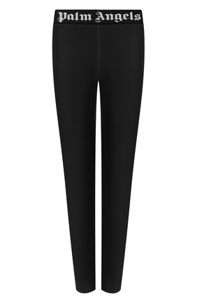 Женские леггинсы PALM ANGELS черного цвета по цене 22300 руб., арт. PWCD006F20FAB0011001 | Фото 1 Женские леггинсы PALM ANGELS черного цвета, арт. PWCD006F20FAB0011001 | Фото 1