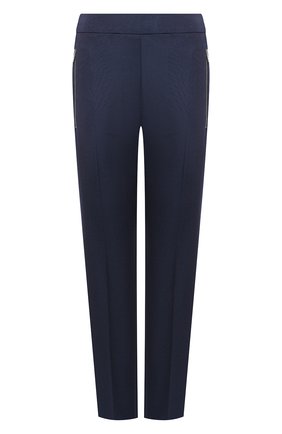 Женские шерстяные брюки STELLA MCCARTNEY темно-синего цвета по цене 51500 руб., арт. 601806/SGB07 | Фото 1 Женские шерстяные брюки STELLA MCCARTNEY темно-синего цвета, арт. 601806/SGB07 | Фото 1