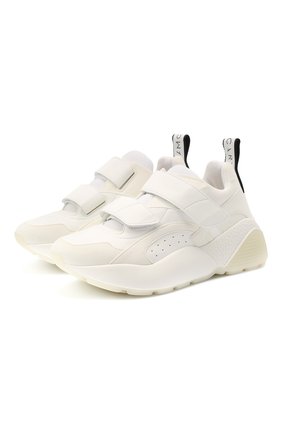 Женские комбинированные кроссовки eclypse lace STELLA MCCARTNEY белого цвета по цене 44850 руб., арт. 800193/W1FA4 | Фото 1 Женские комбинированные кроссовки eclypse lace STELLA MCCARTNEY белого цвета, арт. 800193/W1FA4 | Фото 1