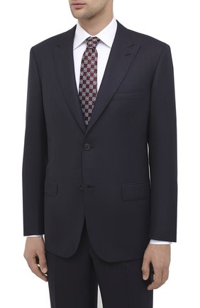 Мужской шерстяной костюм BRIONI темно-синего цвета по цене 566500 руб., арт. RAH20L/09A2W/PLAT0NE | Фото 2 Мужской шерстяной костюм BRIONI темно-синего цвета, арт. RAH20L/09A2W/PLAT0NE | Фото 2