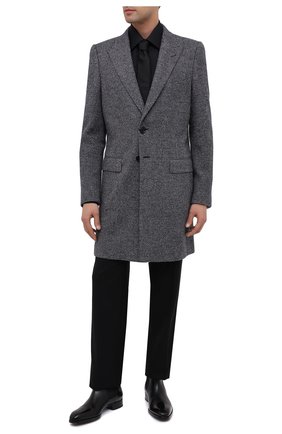 Мужская хлопковая сорочка TOM FORD черного цвета по цене 45150 руб., арт. QFT195/94S1JE | Фото 2 Мужская хлопковая сорочка TOM FORD черного цвета, арт. QFT195/94S1JE | Фото 2