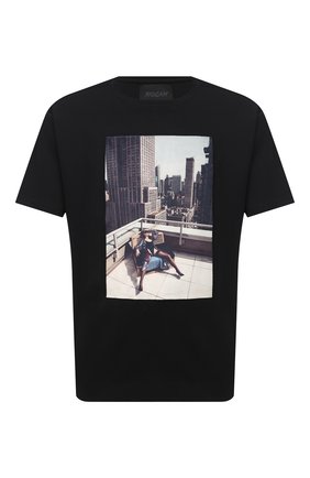 Мужская хлопковая футболка LIMITATO черного цвета по цене 15650 руб., арт. N0 STRINGS/T-SHIRT | Фото 1 Мужская хлопковая футболка LIMITATO черного цвета, арт. N0 STRINGS/T-SHIRT | Фото 1